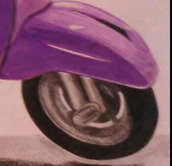 particolare di VESPA 125 ET3